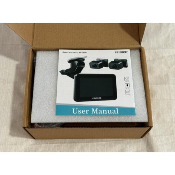 Baby Car Camera, 1080P Dual-Channel 5 inch Display Baby Car Mirror - Picture 3 of 4